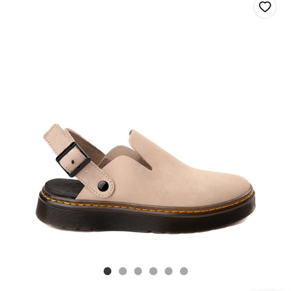 Dr. Martens Beige Slingback Mules